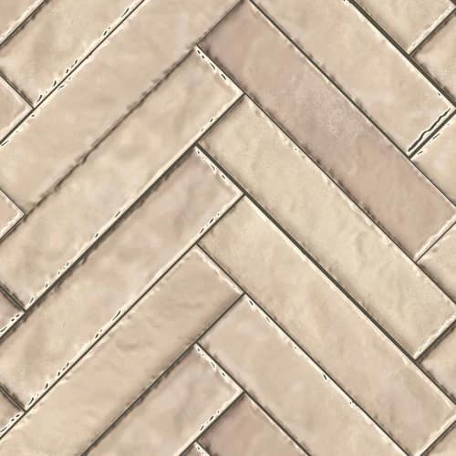Calanque Ivory Mix Brick 6,5x29,8, carrelage ceramique effet pierre naturelle gris avec finition poli / brillant