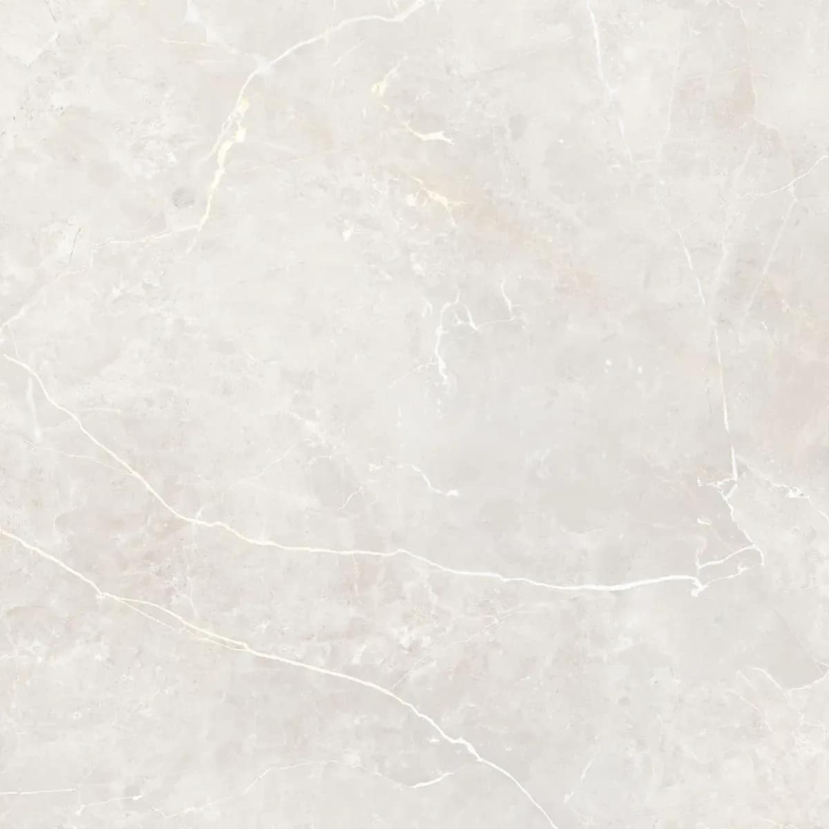 Messa White, white marble look ceramic tile with matte finish
