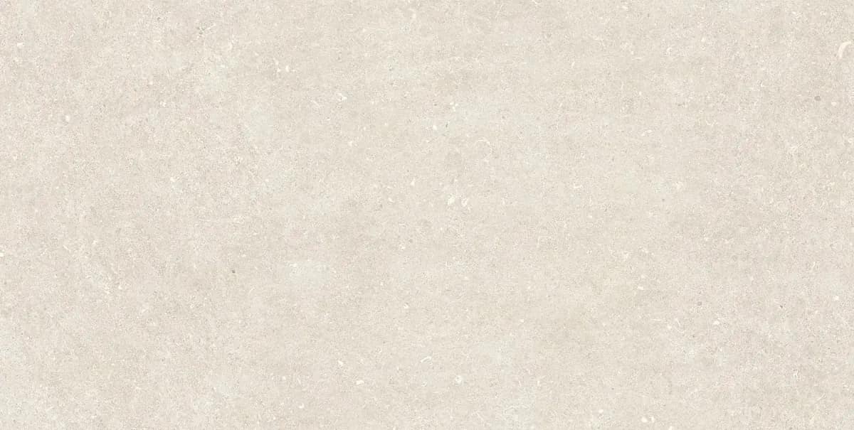 Vincen White, off-white natural stone look ceramic tile with matte finish