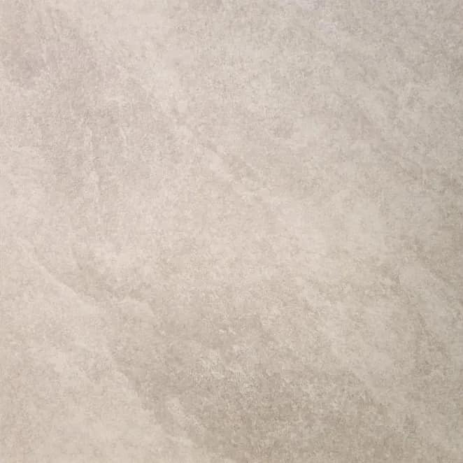 Volterra Perla, greige natural stone look ceramic tile with matte grip finish